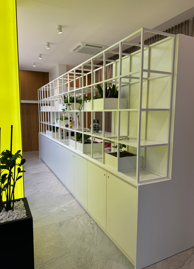 Elegant Partition Element in Office Reception Areas in Austria 7226 Elegant Partition Element in Office Reception Areas in Austria 7226